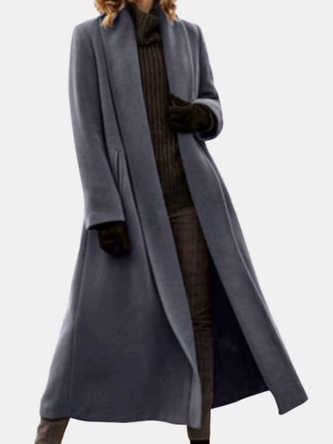 Beatrice Wood | Long Wool Blend Coat