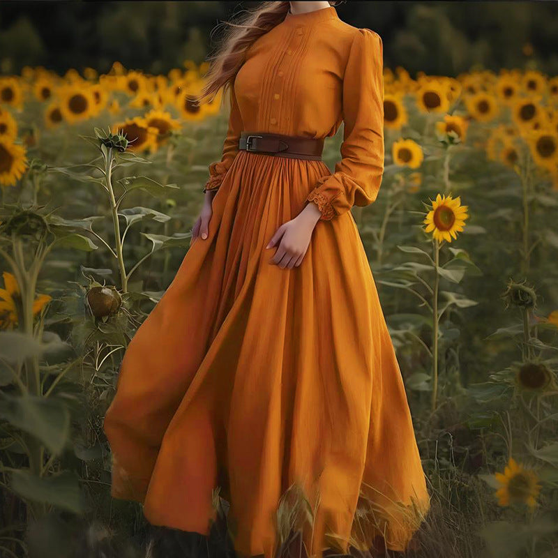 Aoife Rutherford | Robe longue bohème ceinturée