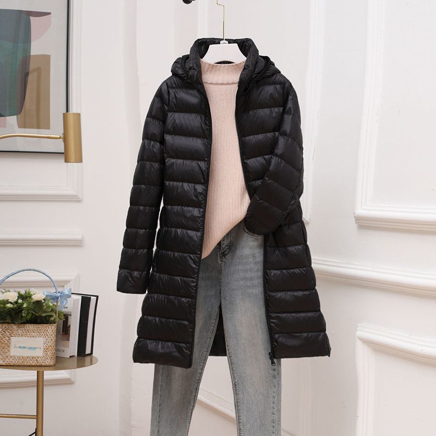 Phoebe Harrison | Veste matelassée à capuche mi-longue