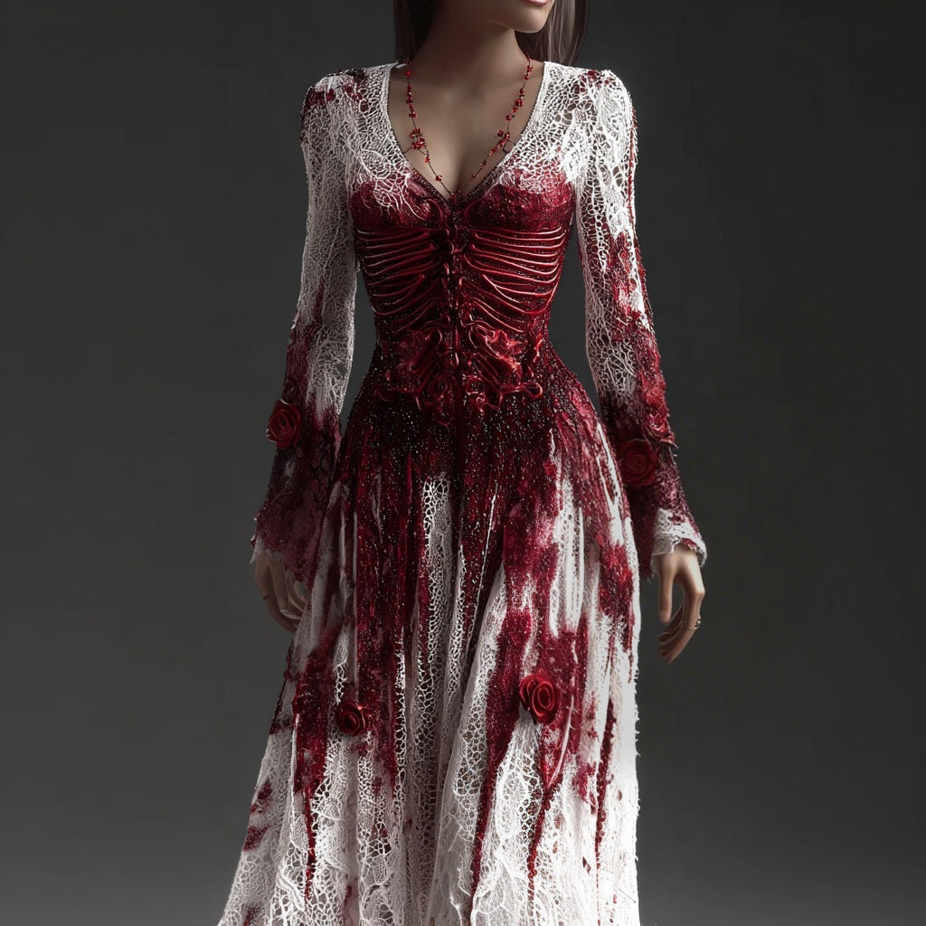 Witching Hour | Robe de Halloween squelette pour femme