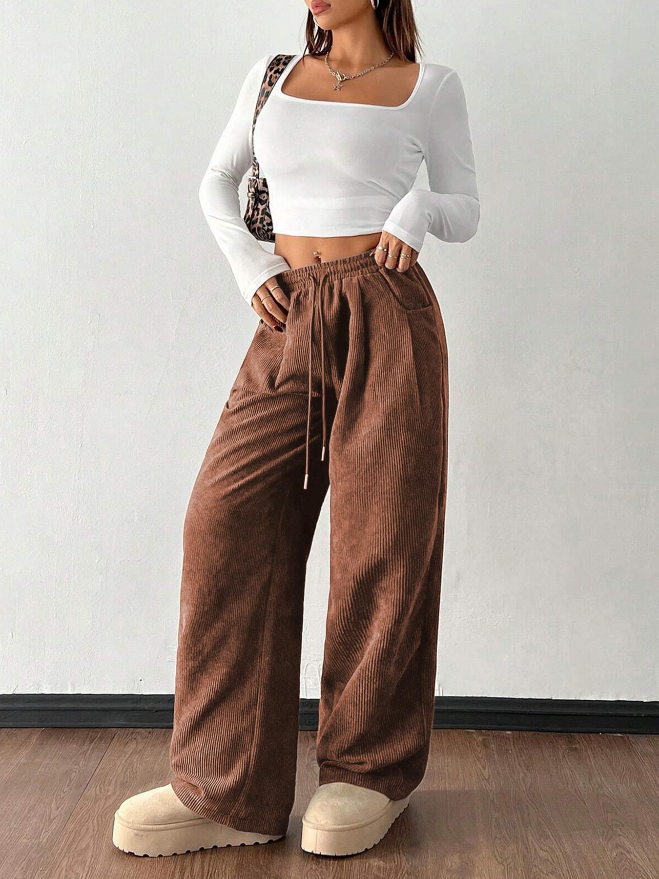 Florence Baker | Corduroy Wide-Leg Pants