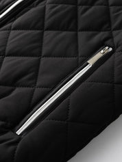 Reuben Walker | Quilted Bomber Jacket with Fleece Lining