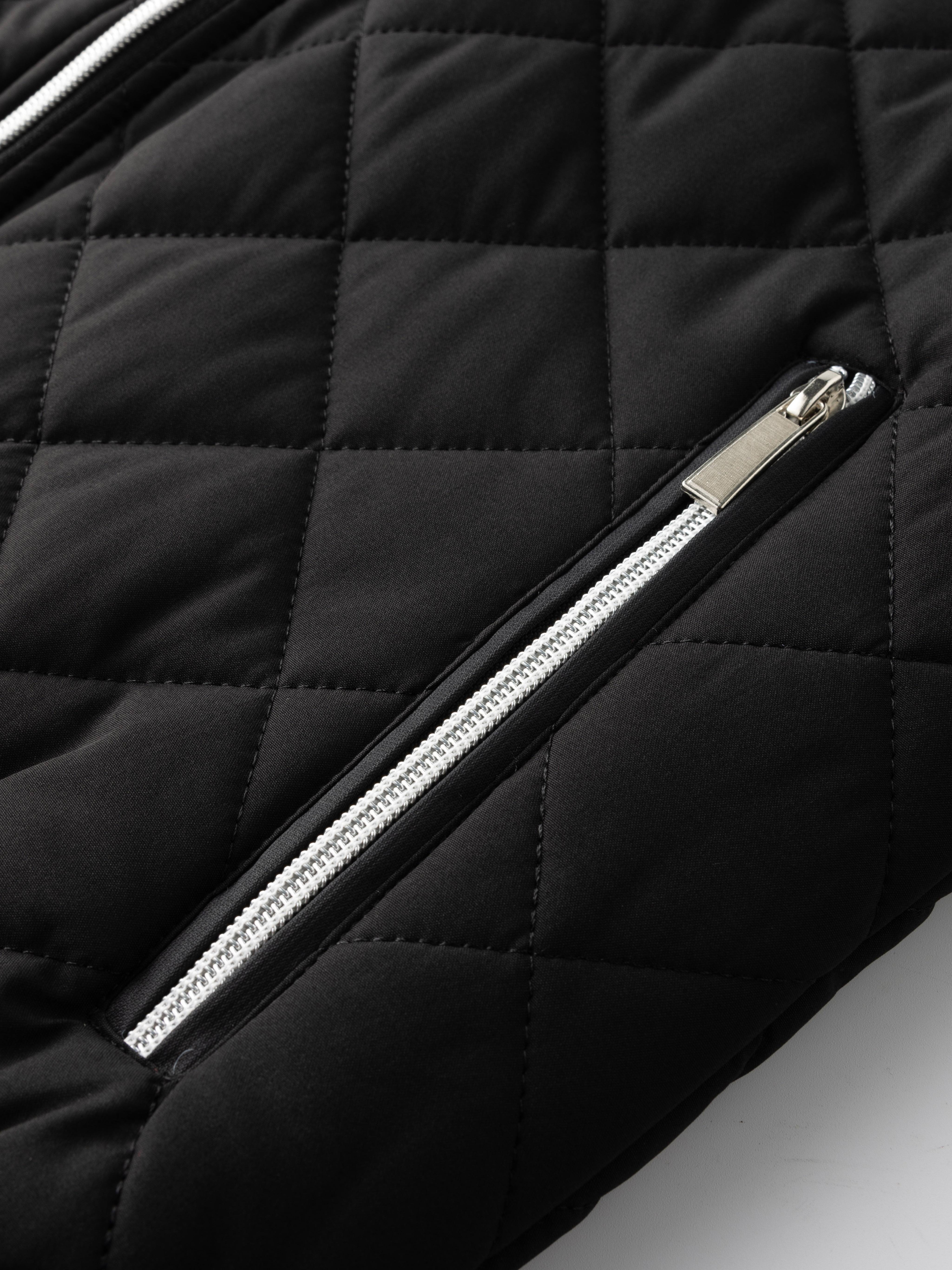 Reuben Walker | Quilted Bomber Jacket with Fleece Lining