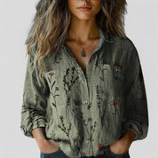 Florence Heathcote | Patchwork Floral Blouse