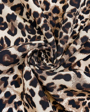Freya Nightingale | Hooded Coat With Leopard Print Lining