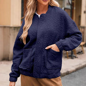 Poppy Robinson | Quilted Textured Zip Jacket