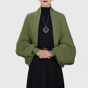 Harriet Dunmore | Chunky Knit Cardigan With Wrap Front
