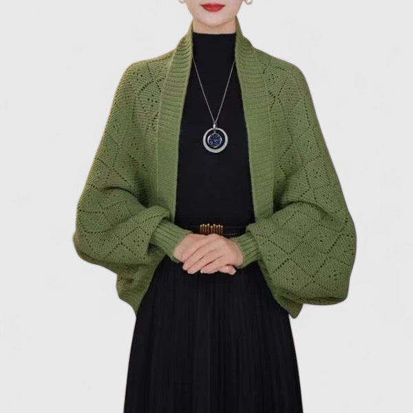 Harriet Dunmore | Chunky Knit Cardigan With Wrap Front