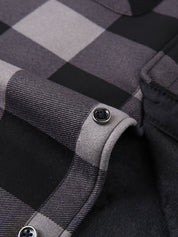 Joseph Braithwaite | Hooded Check Shirt Jacket