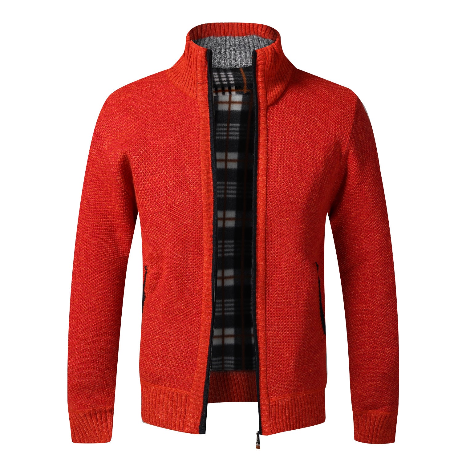 Clive Bannister | Fleece-Lined Zip Sweater With Stand Collar