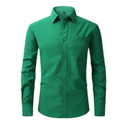 Sebastian Laurent | Chemise habillée classique pour homme | Essentiel Blanc ajusté