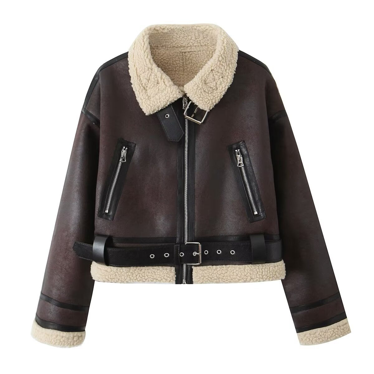 Verity Clarke | Shearling Aviator Jacket