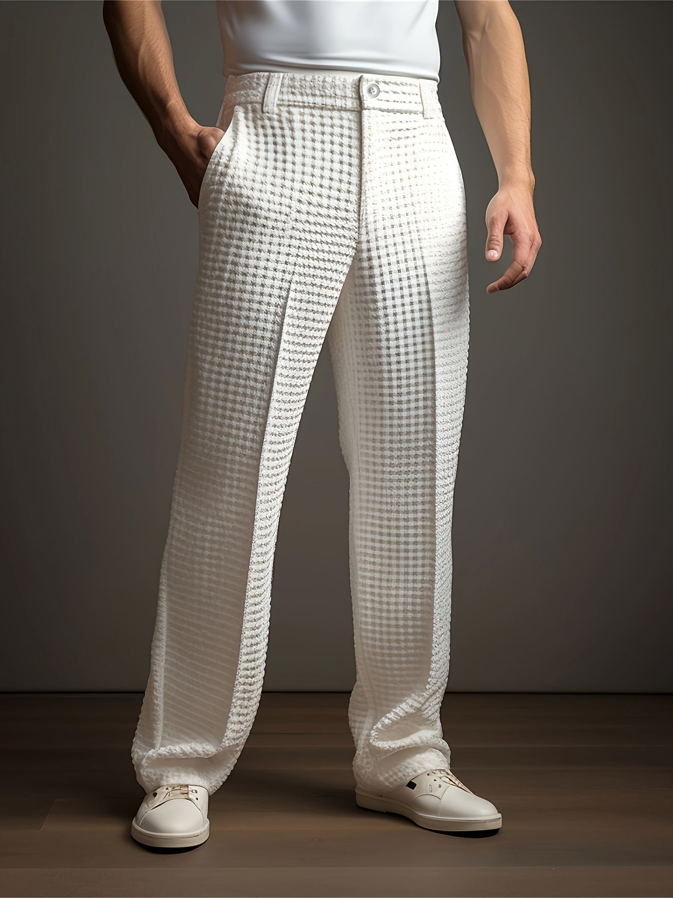Robert Ainsworth | Relaxed Textured Trousers