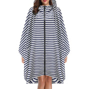 Cecily Turner | Printed Hooded Rain Poncho | Waterproof Statement Coat