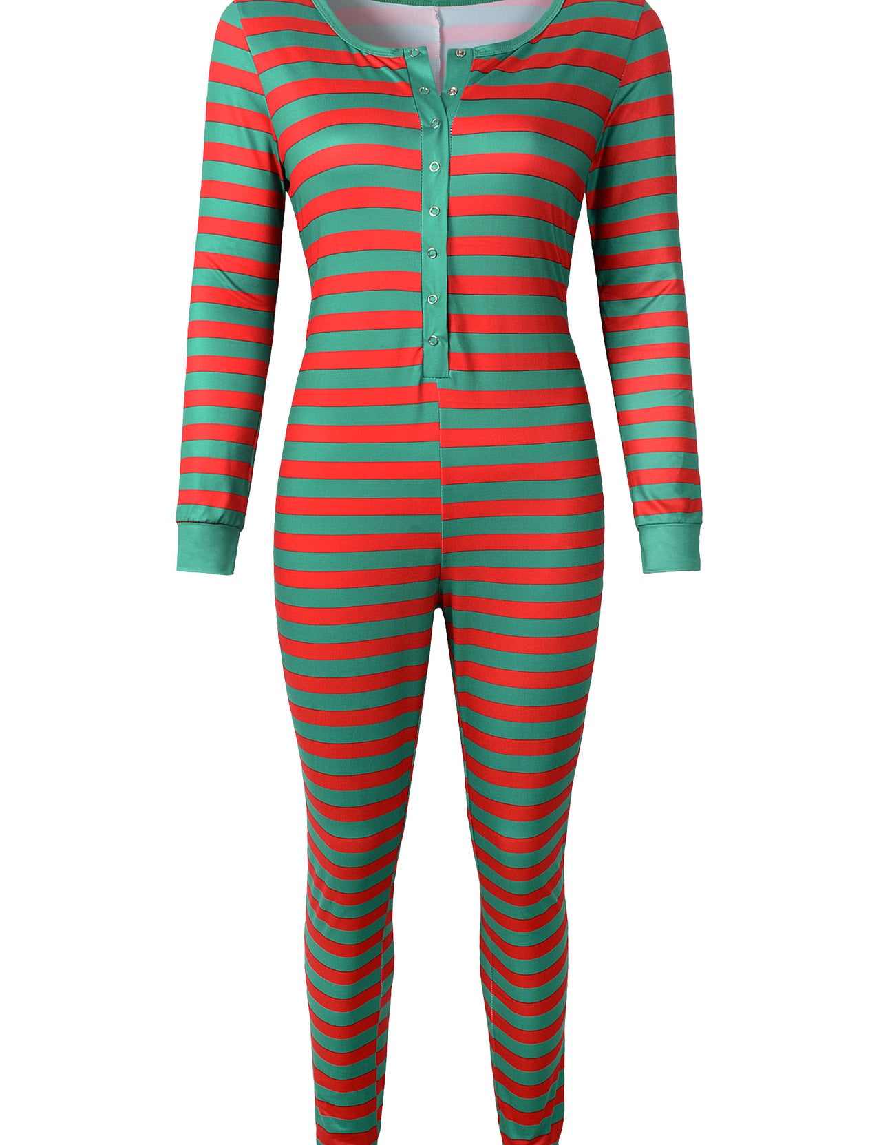 Merry Stripe | Red Striped Christmas Onesie For Women