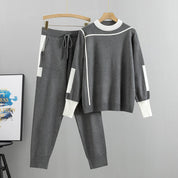 Poppy Hill | Colour Block Knitted Two-Piece Set