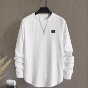 Percival Ashmore | Cable Knit Round Neck Pullover
