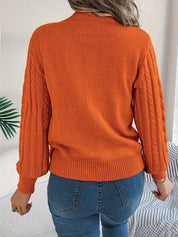 Eleanor Davies | Cable-Knit Textured Sweater