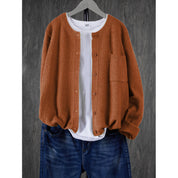 Freya Turner | Round Neck Knitted Cardigan