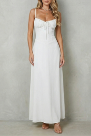 Cecily Hawthorne | Selena Soft Corset Charm Sleeveless Maxi Dress