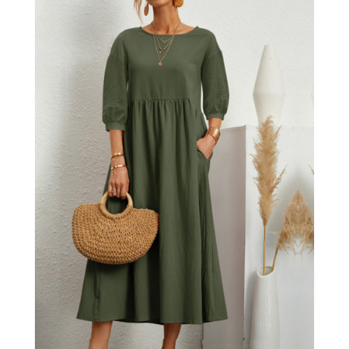 Grace Fairchild | Puff Sleeve Midi Dress
