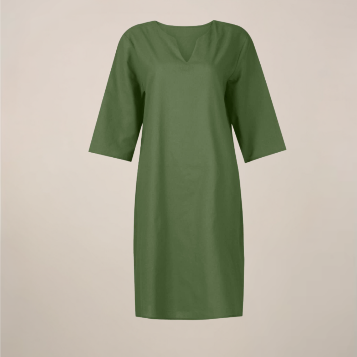 Celine Dufresne | V-Neck Shift Dress