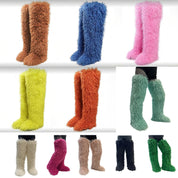 Poppy Hill | Bottes cuissardes en fausse fourrure
