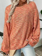 Grace Wilson | Round Neck Loose Knit Sweater