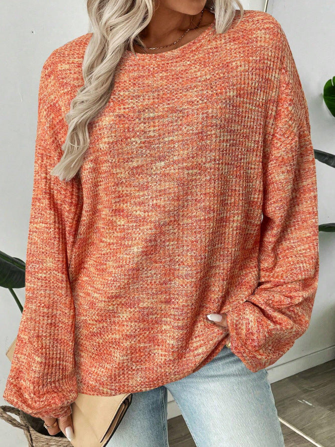 Grace Wilson | Round Neck Loose Knit Sweater