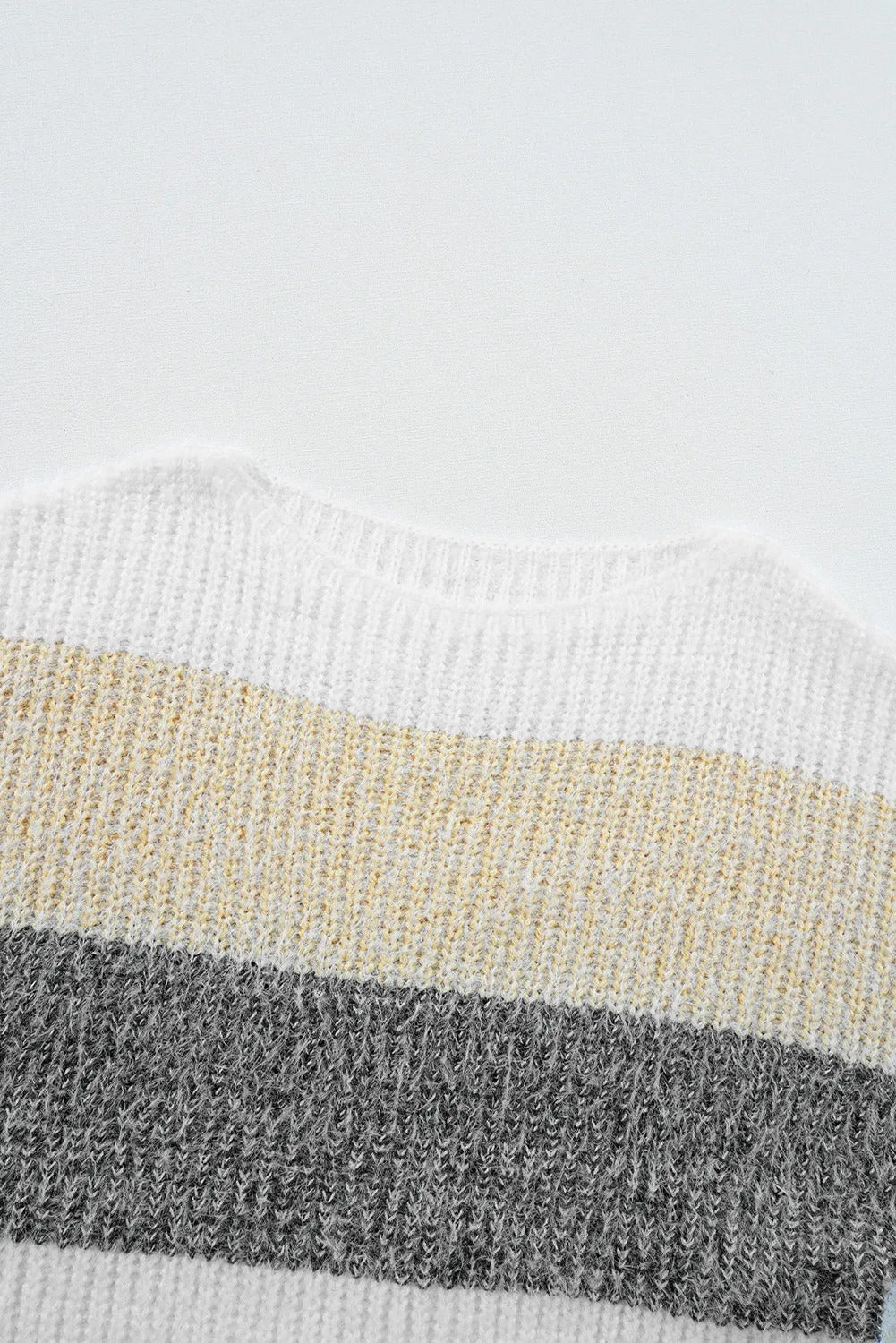 Phoebe Evans | Striped Colorblock Sweater Dress
