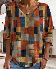 Sophie Laurent | Artisan Patchwork Blouse