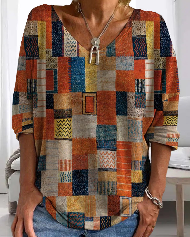 Sophie Laurent | Artisan Patchwork Blouse