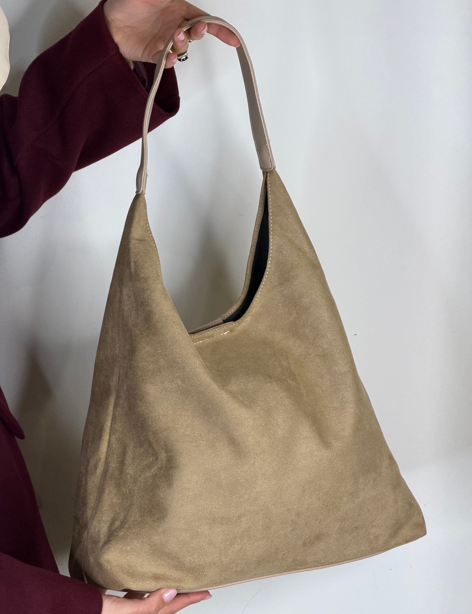 Adeline Mercier | Suede Shoulder Bag For Women