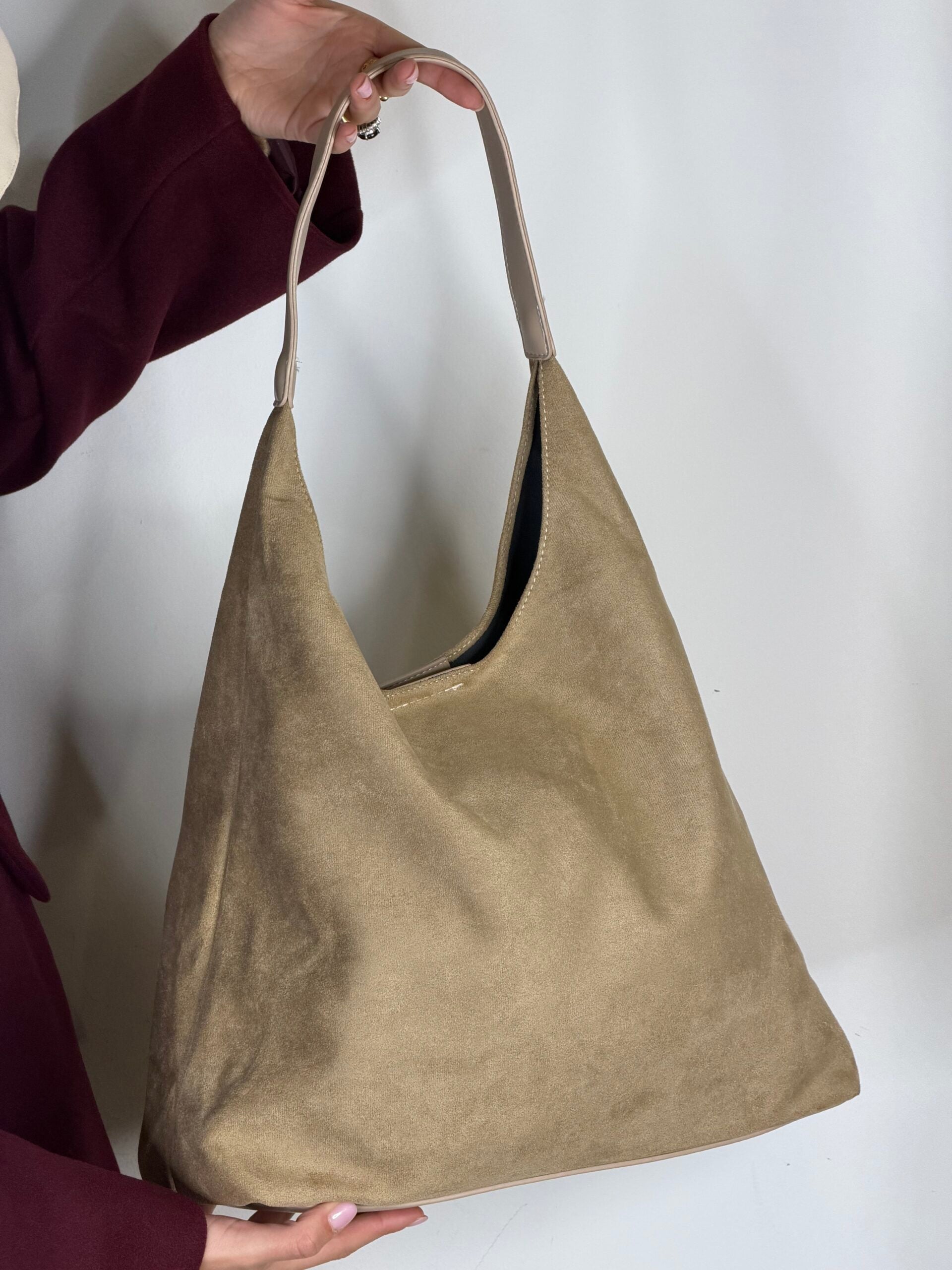 Adeline Mercier | Suede Shoulder Bag For Women