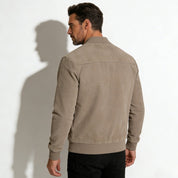 Adrian Cole | Zip Bomber Jacket For Men