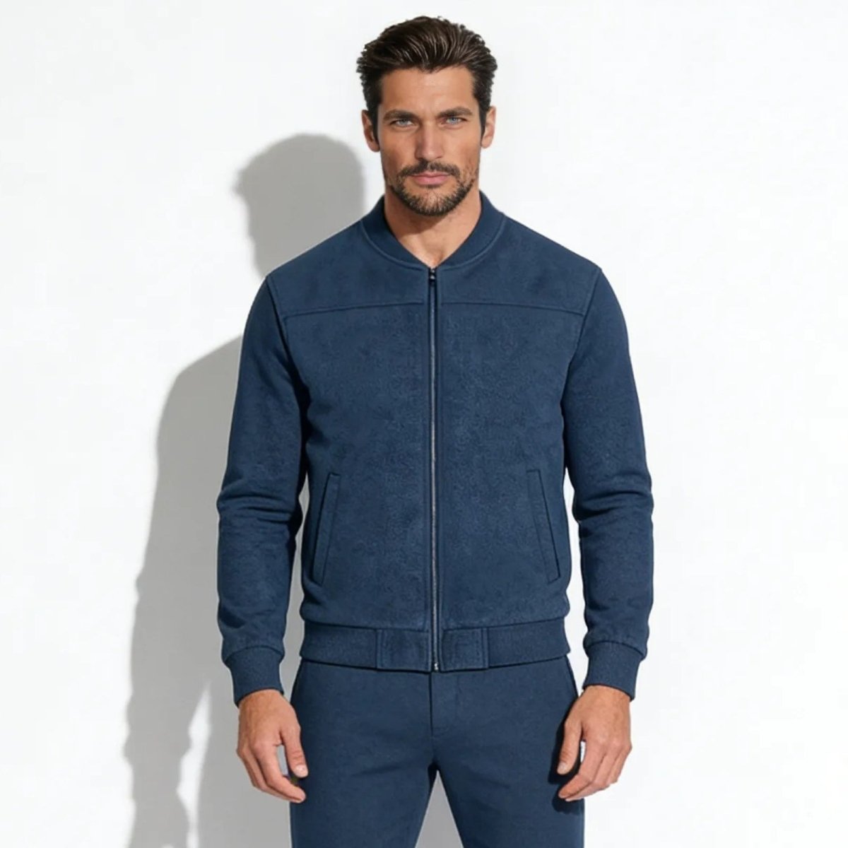 Adrian Cole | Zip Bomber Jacket For Men