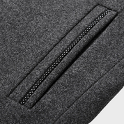 Adrian Pierce | Men’s Stand Collar Wool Coat