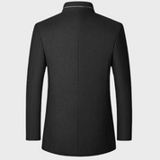 Adrian Pierce | Men’s Stand Collar Wool Coat