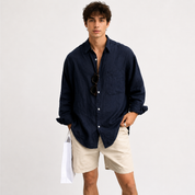 Adrian Vercelli | Linen Summer Shirt for Men