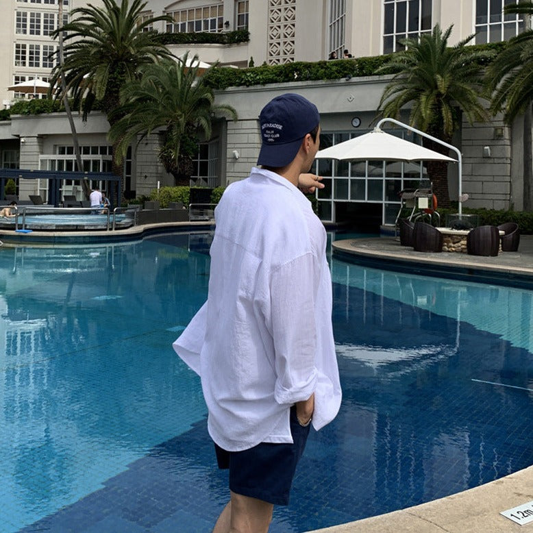 Adrian Vercelli | Linen Summer Shirt for Men