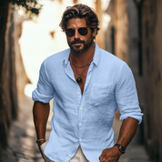 Luca Moretti | Premium Linen Shirt