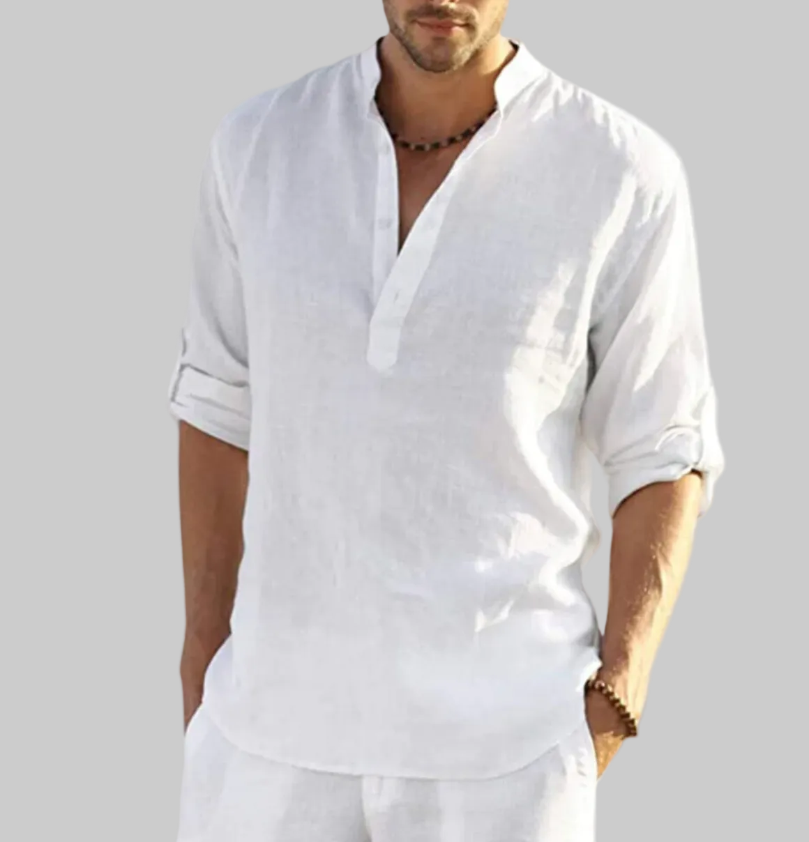 Alessandro Moretti | Linen Relaxed Summer Shirt For Men
