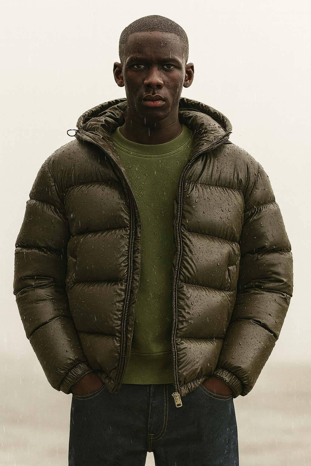 Alessandro Moretti | Men’s 100% Down Puffer Jacket