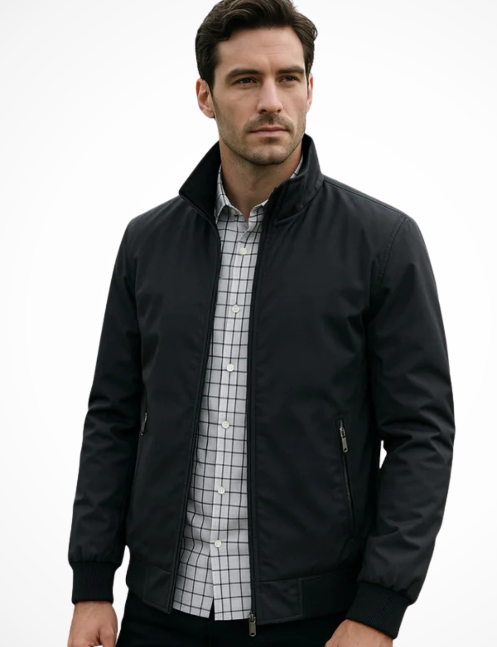 Alessandro Moretti | Modern Zip-Up Jacket For Men