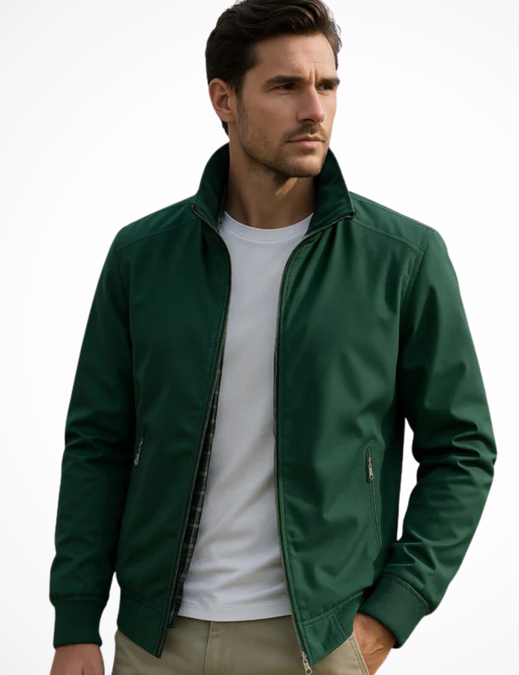 Alessandro Moretti | Modern Zip-Up Jacket For Men