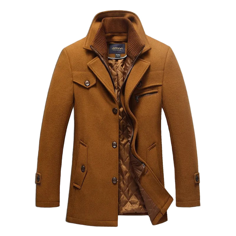 Alessandro Moretti | Premium Wool Blend Coat For Men