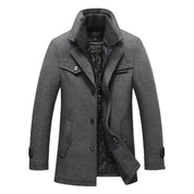 Alessandro Moretti | Premium Wool Blend Coat For Men