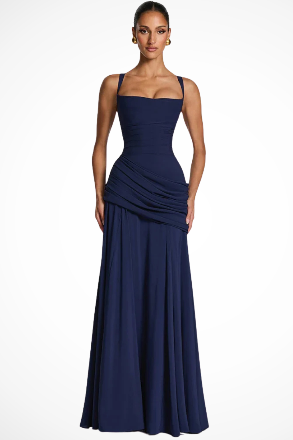Alessia Moretti | Elegant Draped Evening Gown