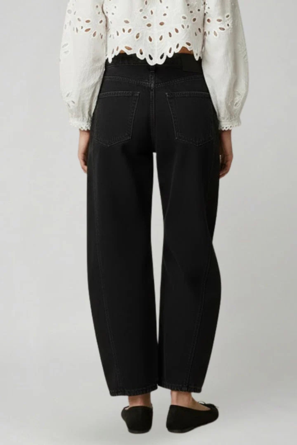 Alessia Romano | High Rise Wide Leg Denim Jeans For Women