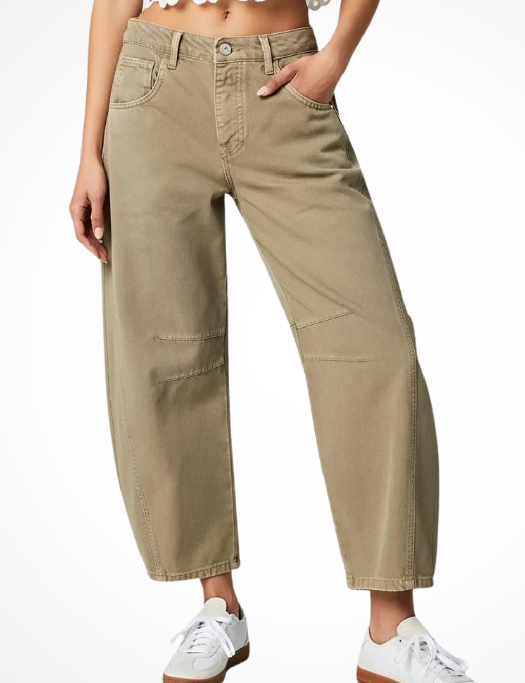 Alessia Romano | High Rise Wide Leg Denim Jeans For Women